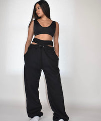 Oversized Double Waisted Sweatpants
