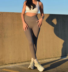 V-Front Scrunched Up Leggings
